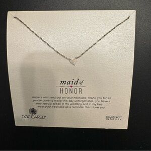 DOGEARED Maid of Honour Sterling Silver Necklace